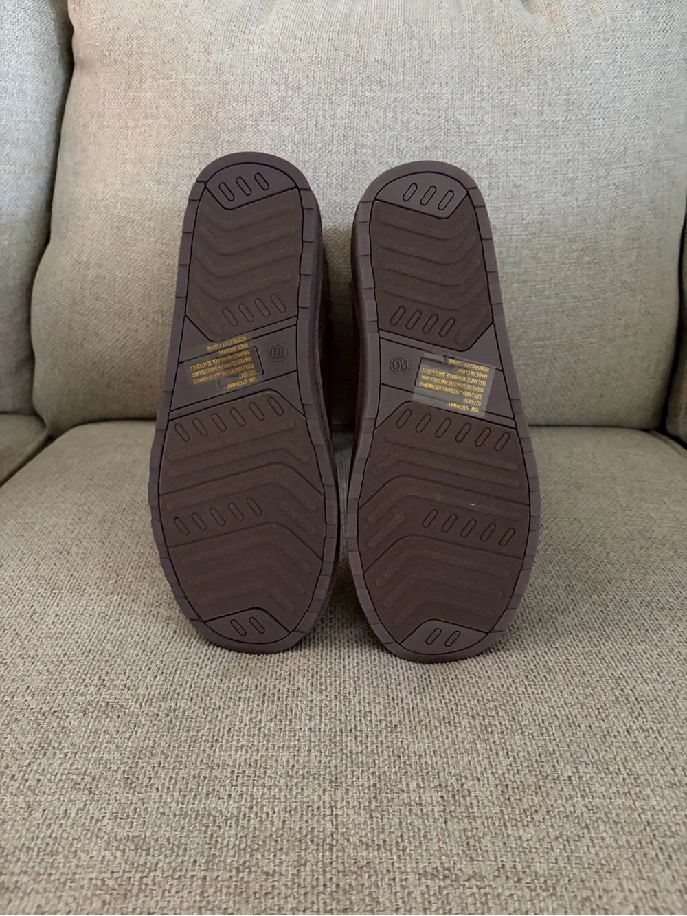 Arizona Jean Company Brown Faux Suede Shearling Boots